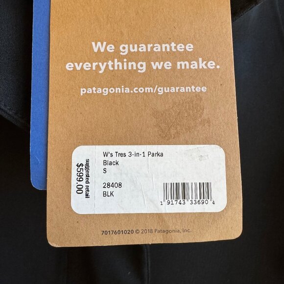Patagonia Women's Tres 3-in-1 Parka Black Small - Picture 10 of 14